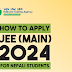 JEE Mains 2024 Information Bulletin For Nepali Students