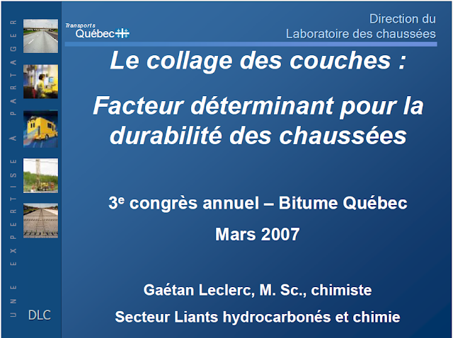 Le collage des couches : Facteur déterminant pour la durabilité des chaussées