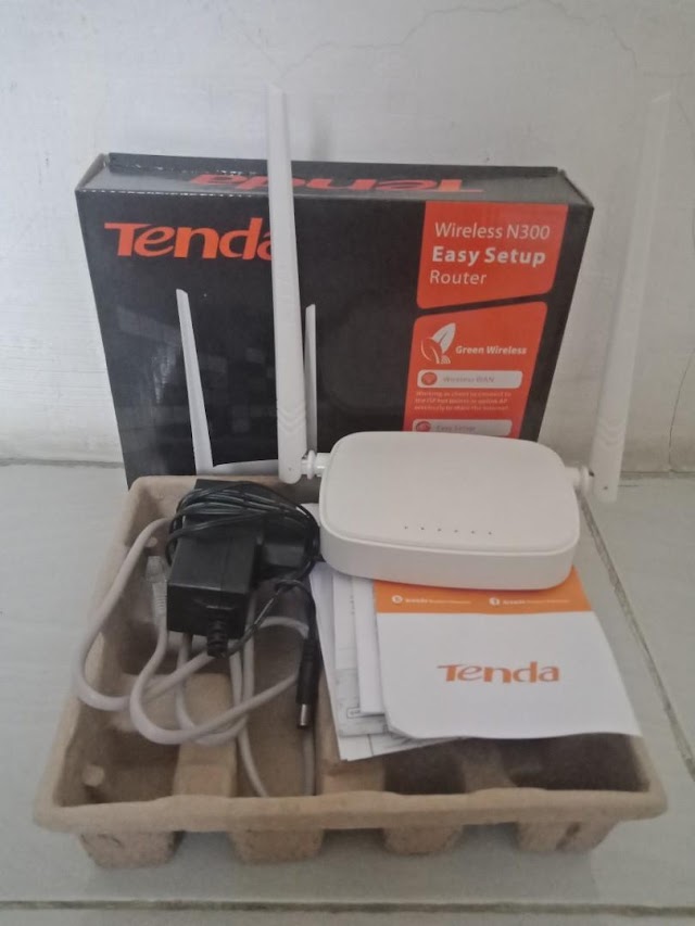 Cara Setting Tenda N301 Wireless Router