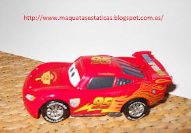 coche miniatura de Rayo McQueen