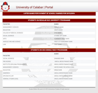 Simple and Valid steps on how to pay UNICAL school fees for 2015/2016 Academic Session