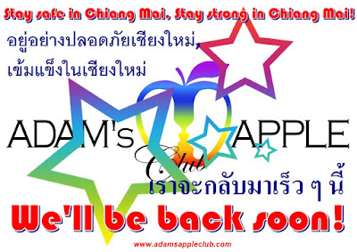 Stay safe in Chiang Mai Stay strong in Chiang Mai Adams Apple Club