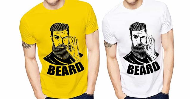 Printed Beard T-Shirt
