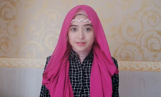 Tutorial Hijab Pashmina Persegi Panjang With Headband ala natasha farani