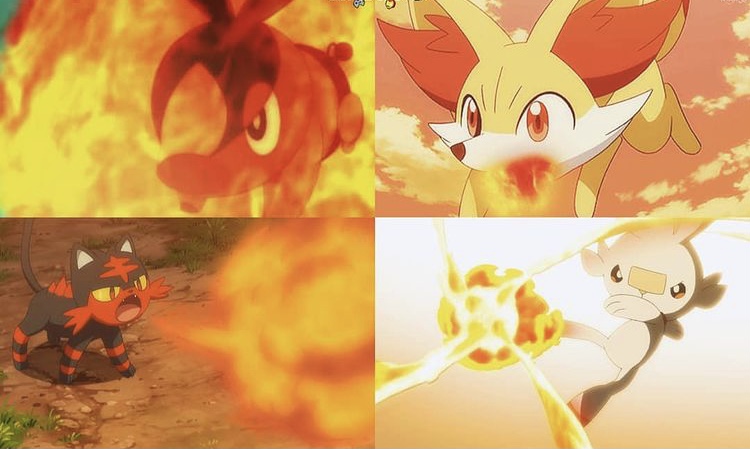 Best Fire Type Starters Pokemon Designs