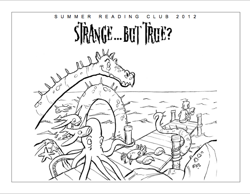 Sea Monster Coloring Pages