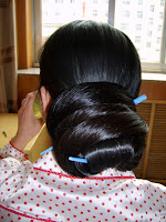 Very Long Hair Bun Style photos