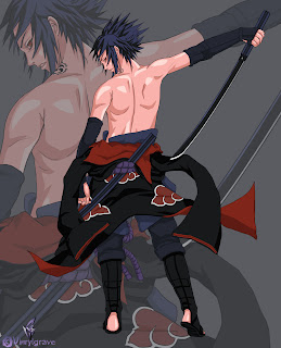 sasuke uchiha wallpaper shippuden akatsuki sharingan chibi cool