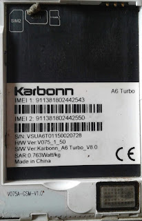 karbonn a6 turbo dead after flash solution available here