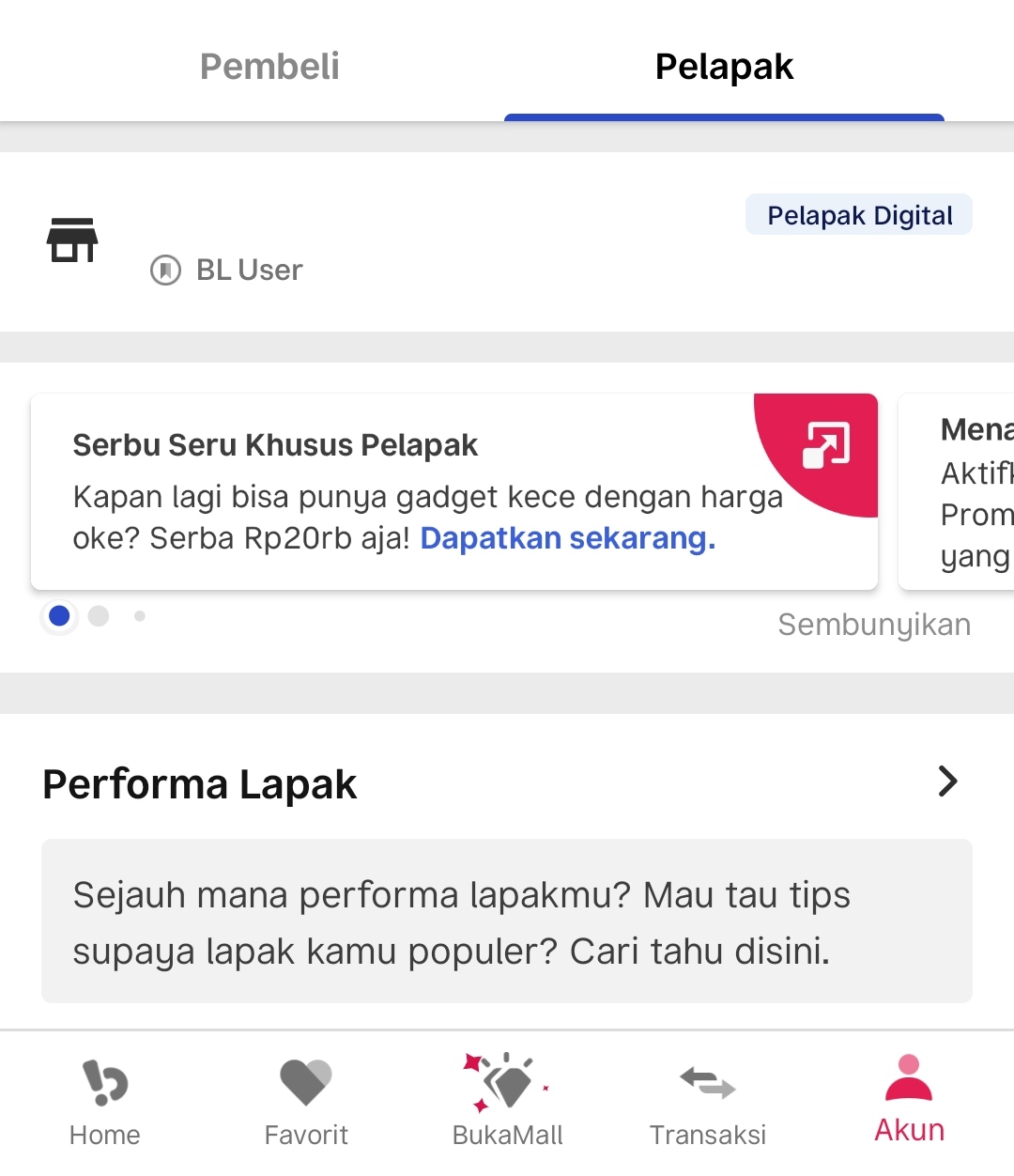 Pelapak Digital Bukalapak