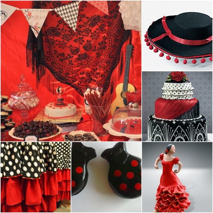 Flamenco Sweet Fifteen Theme Quince Candles