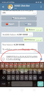 Cara Withdraw Doge Click Bot Telegram ke Akun Indodax