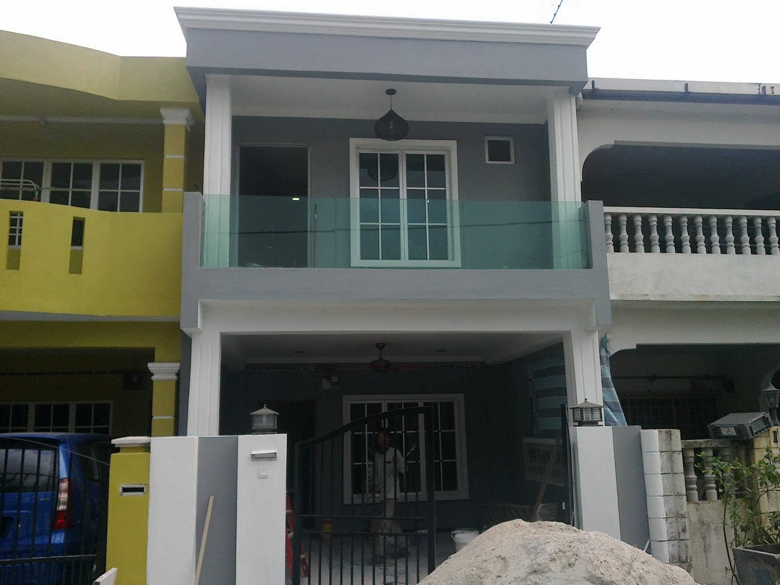 Reesha Home Renovation::: PENAMBAHAN BAHAGIAN DEPAN DAN 