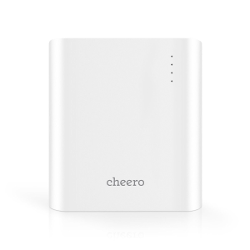 cheero Power Plus 3 13400mAh - Premium quality (Panasonic Lithium ion battery) Portable Charger External Battery Power Bank, Big Capacity + 2ft / 0.6m Dual (LightningTM and Micro USB) Cable for iPhone