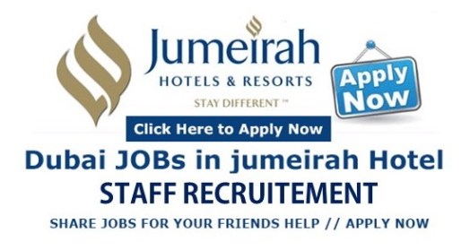 HOTEL MANAGEMENT JOBS IN  JUMEIRAH GROUP