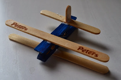 crafternoon garden: Easy Wooden Peg Aeroplanes...