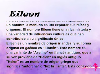 significado del nombre Eileen