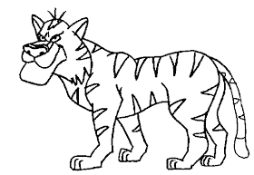 Jungle Animals Coloring Pages 