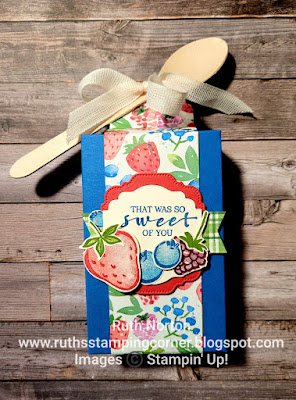 stampin' up, berry blessings, sweet strawberry