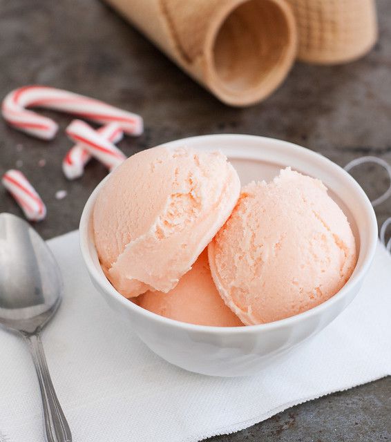 Pink Peppermint Stick Ice Cream