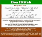 Doa Iftitah Bahasa Indonesia