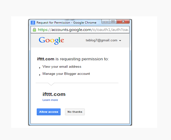 allow-access-google-account-blogger-ifttt allow-access-google-account-blogger-ifttt