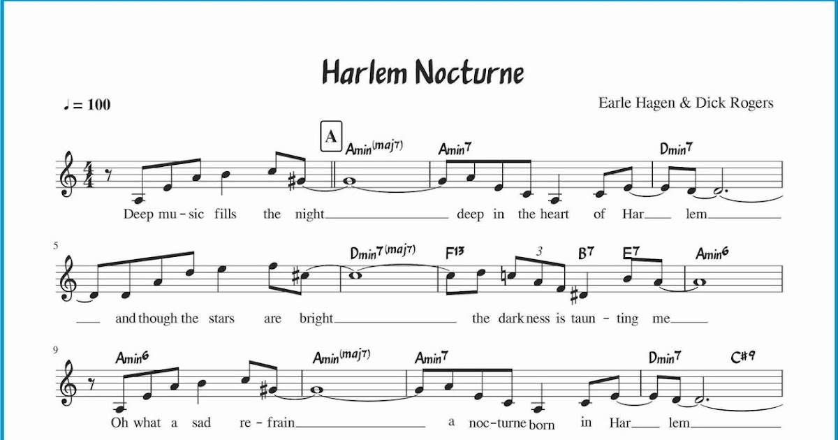 Chord Lagu Harlem Nocturne - SEPUTAR MUSIK
