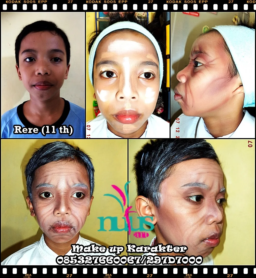 Tutorial Make Up Nenek Tua Dismakeup