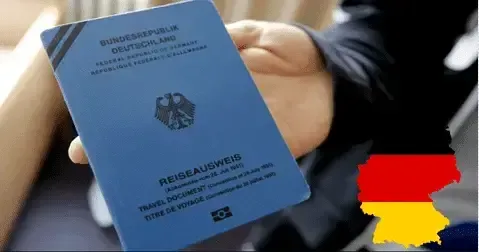 Blue passport