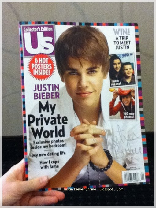 justin bieber us magazine pictures