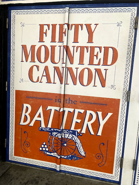 Fifty Mounted Canon in the Battery Music Man Broadway Revival Stage Door