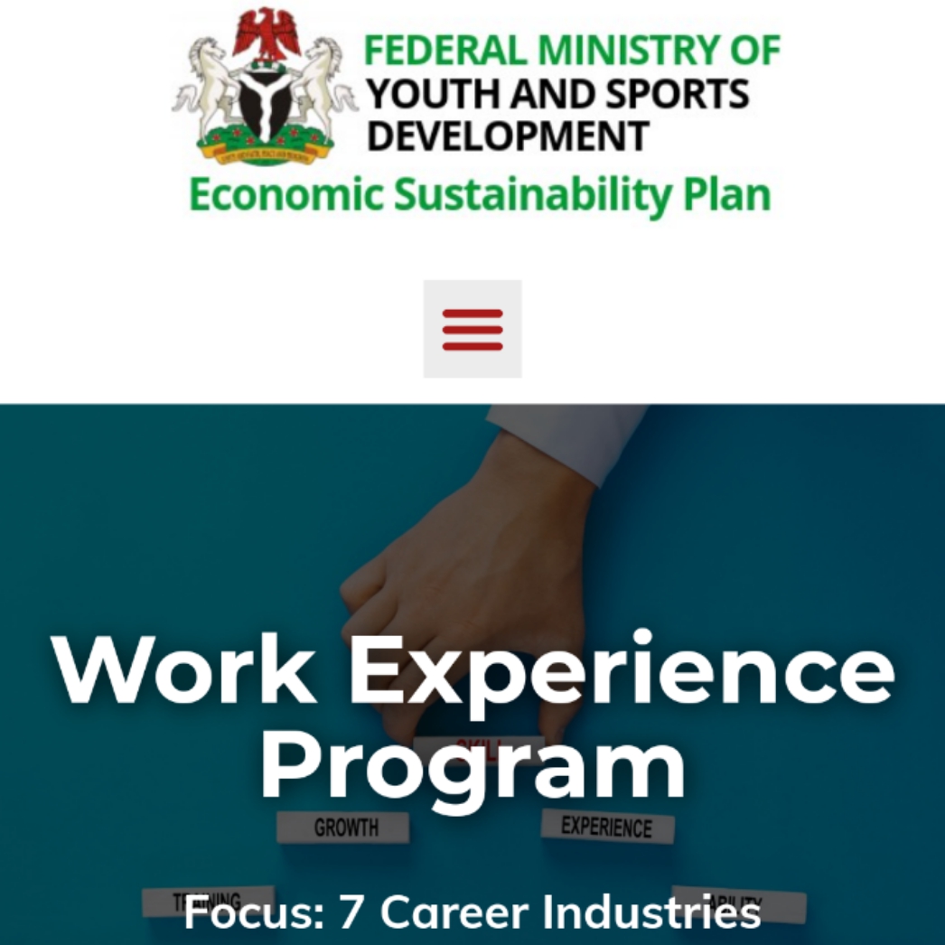 Apply 2021 Federal Ministry of Youths and Sports Development in Nigeria Work Experience Programme