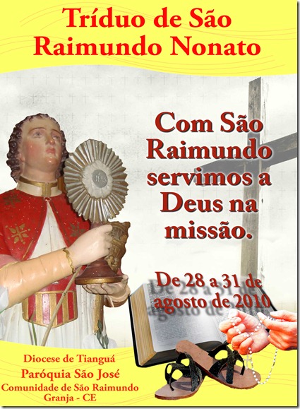 CAPA LIVRO DE SÃO RAIMUNDO - IMAGEM