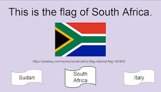 This is the flag of South Africa.