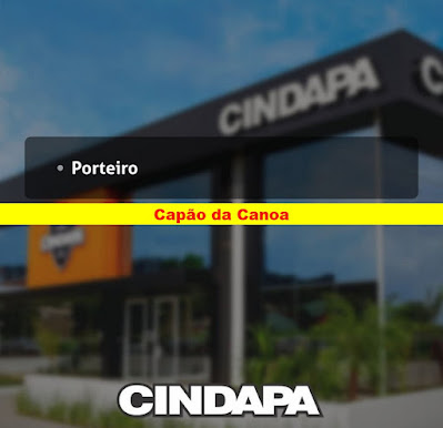 Cindapa abre vaga para Porteiro em Capão da Canoa