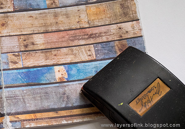 Layers of ink - Seaside Journal Tutorial by Anna-Karin with the Sizzix Journal Die by Eileen Hull