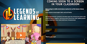 Legends of Learning screen grab