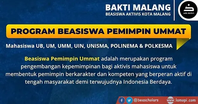 Beasiswa Aktivis Kota Malang