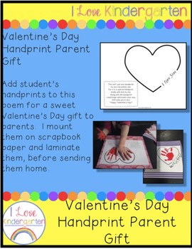  Handprint Valentine's Day Gift