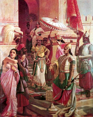 Victory of Meghanada (1905) painting Raja Ravi Varma