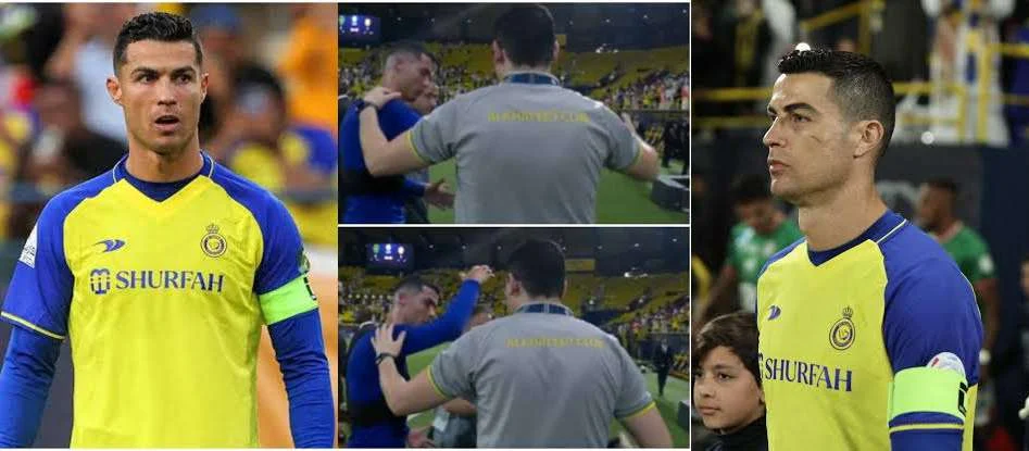 Frustrated Ronaldo Rudely Turns Down Coaching Staff Who Wanted a Selfie After Al Nassr Draw