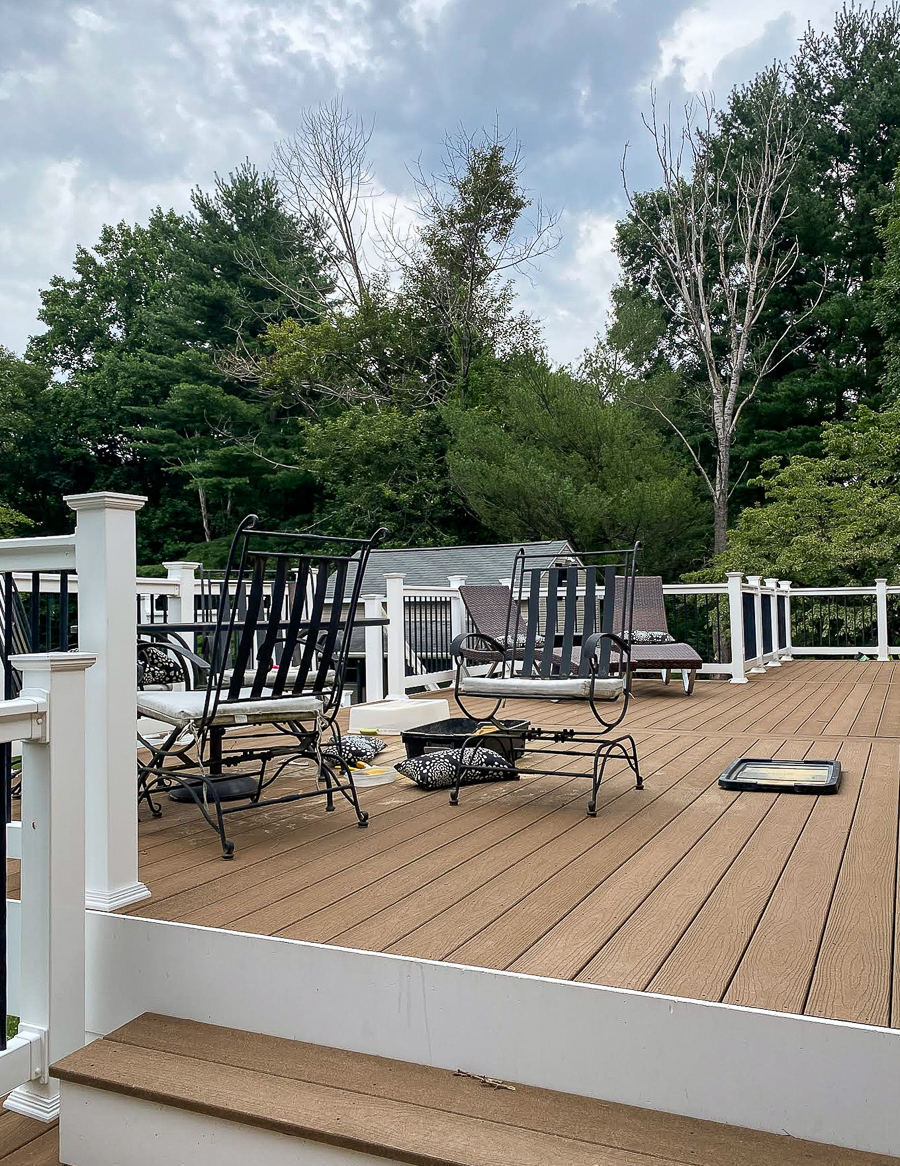 Summer Decorating: Budget-Friendly Deck Refresh  Little House of Four -  Creating a beautiful home, one thrifty project at a time.