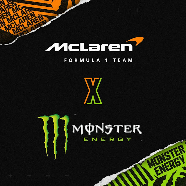 Monster Energy y  McLaren comenzará nel próximo capítulo de la Fórmula Uno a partir de 2024