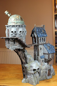 Skullvane Manse Warhammer scenery - finished model