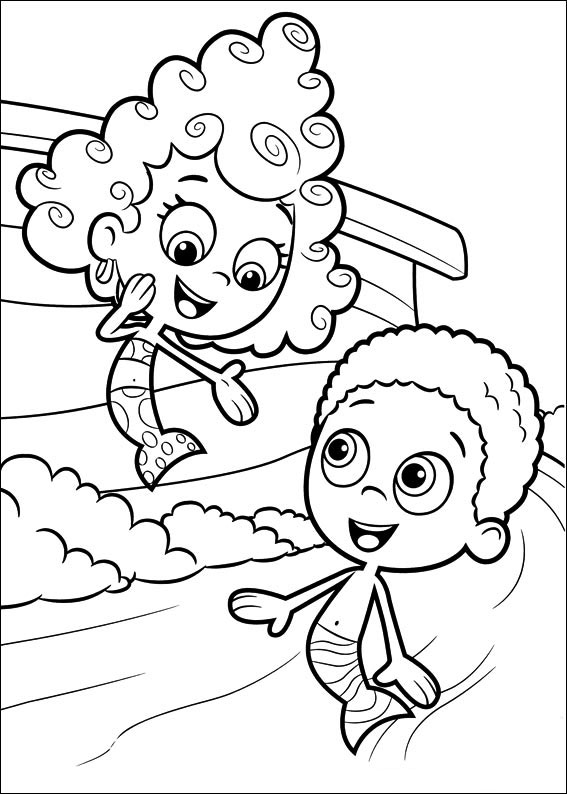 Bubble Guppy Coloring Pages