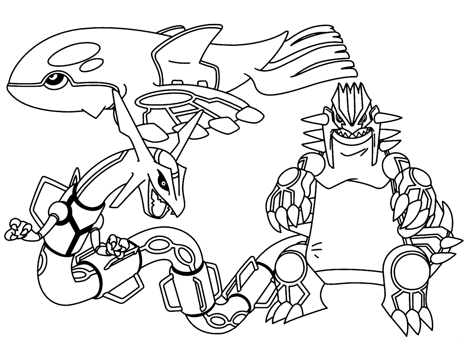 Legendary Pokemon Coloring Pages 8