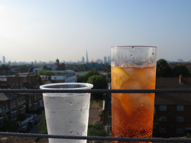 Frank's Cafe Peckham Rooftop Aperol Spritz