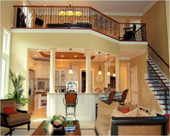 30 Living Room With Staircase Models For Your Home