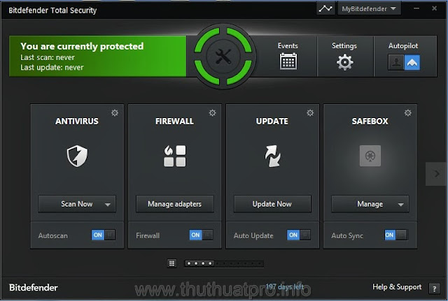 Miễn phí sử dụng 200 ngày Bitdefender Total Security 2014