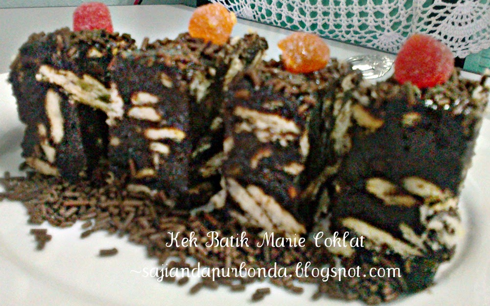 Sajian Dapur Bonda: Kek Batik Marie Coklat